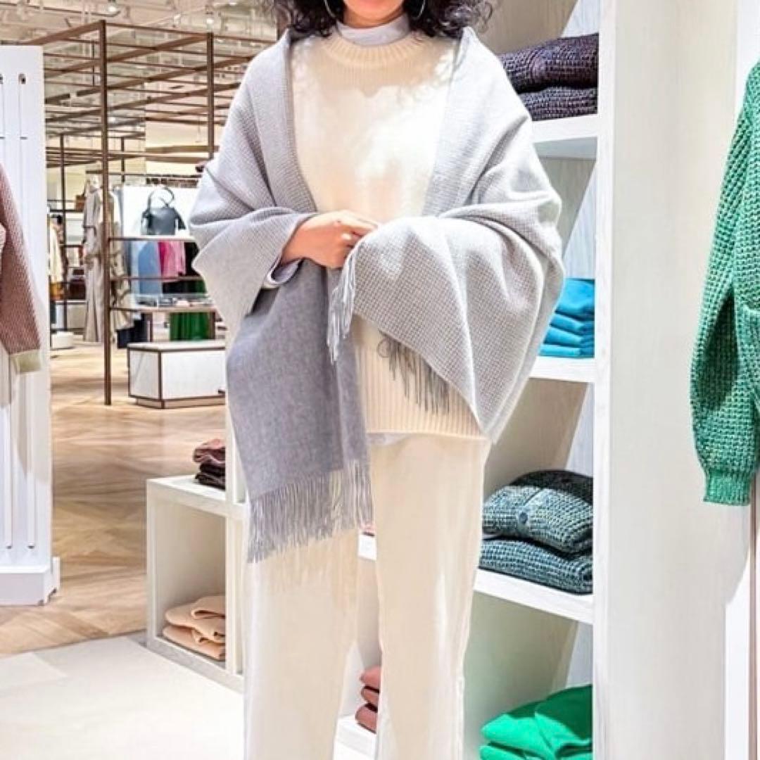 【 GALERIE VIE 】ファインウーステッド クルーネックニット