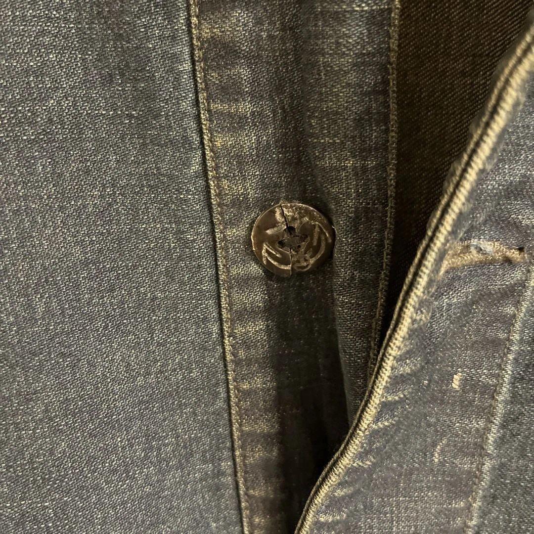 RRL デニムハーフボタンシャツ