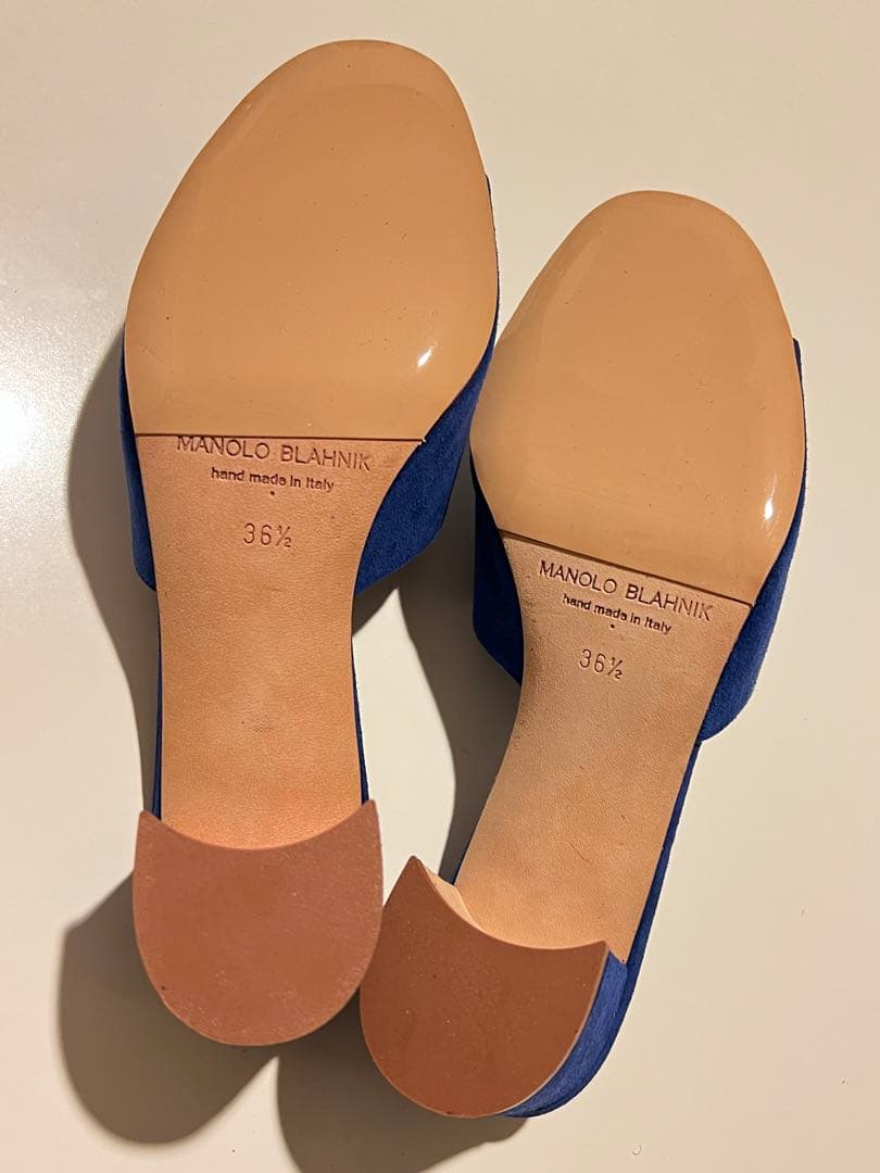 マノロブラニク⭐︎新品スエード ミュール シャネルエルメスオアジスハンギシサンダル