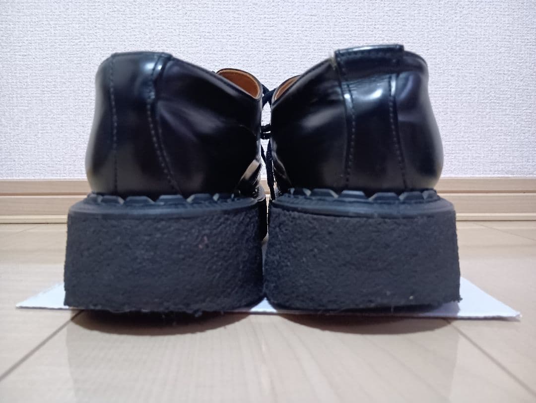 カ*コ様 E COX　ラバーソール　BLACK　UK４