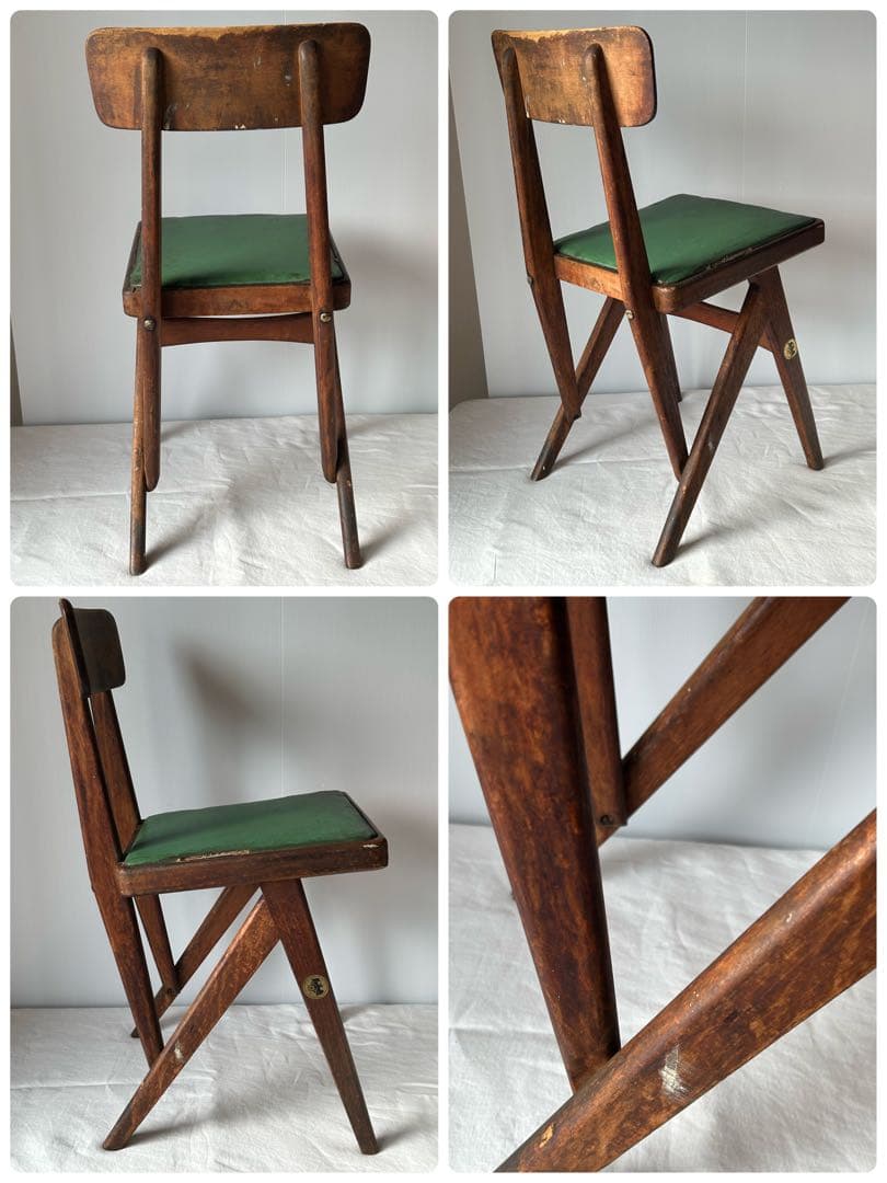 オールドマルニ　MARUNI①デルタチェア①ヴィンテージ　アンティーク　レトロ