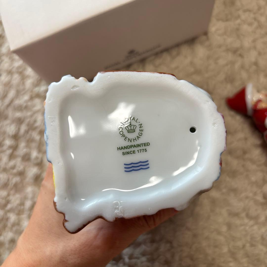 ◎m8◎新品 ロイヤルコペンハーゲン サンタクリスマスツリーワイフセット