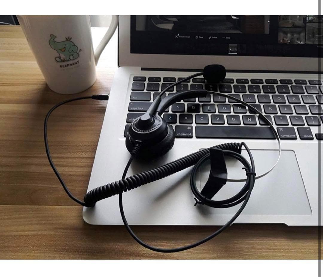 3.5mm 携帯電話ヘッドセット ノートパソコン ヘッドホン マイク付き