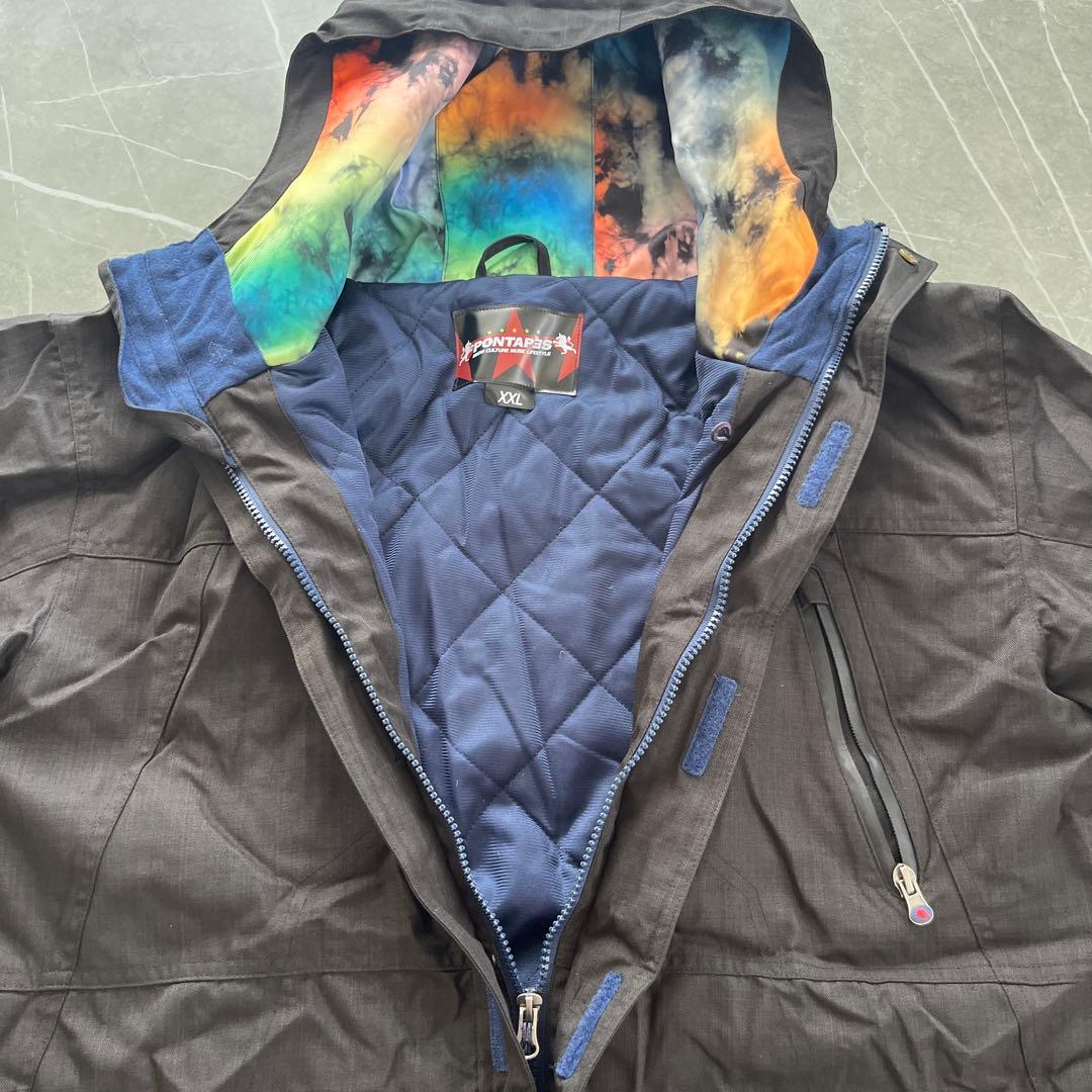 ポンタペス　スノボウェア　XXL メンズ　スノーウェア　セットアップ　上下