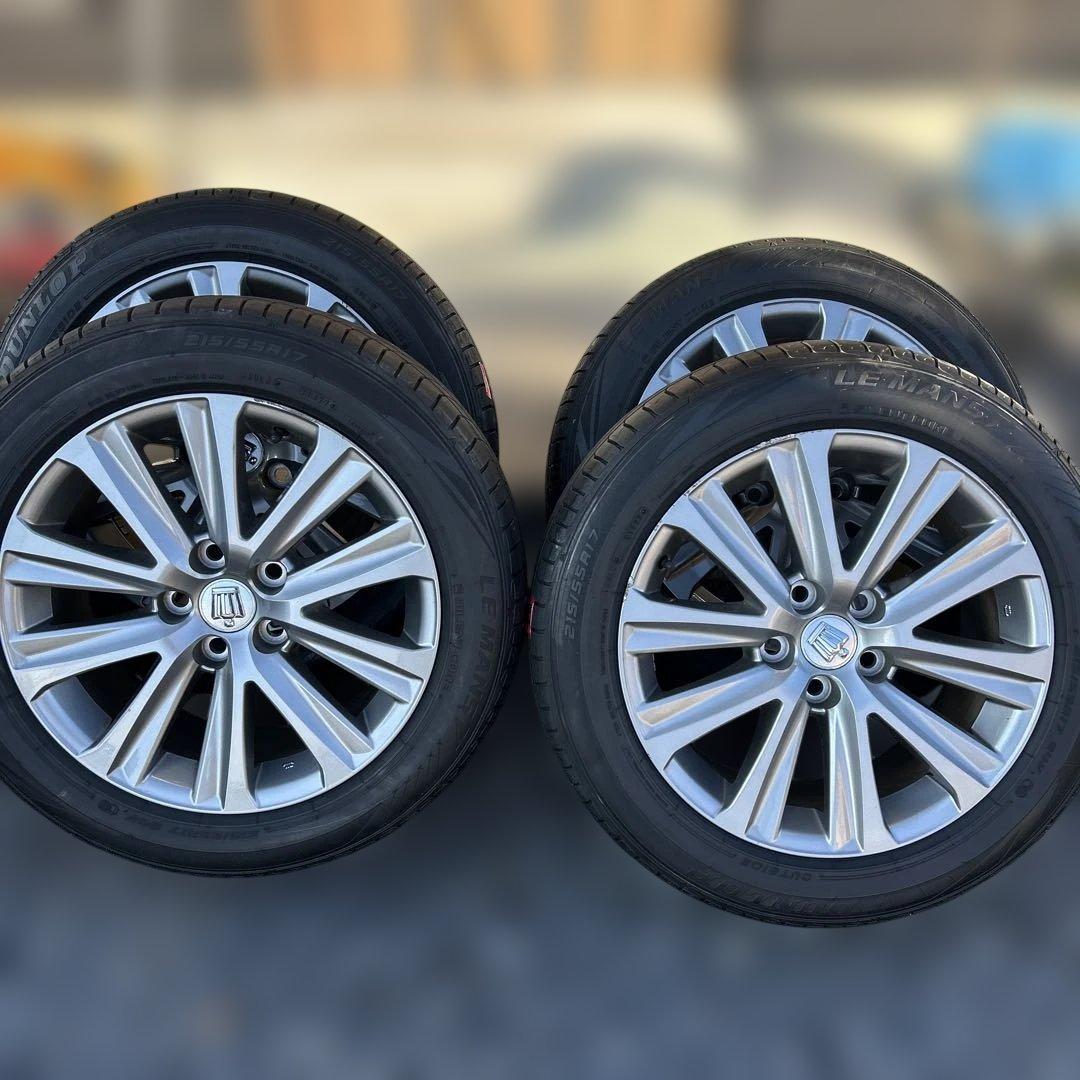 値下げ可能バリ山17インチクラウン200系純正サマータイヤダンロップ