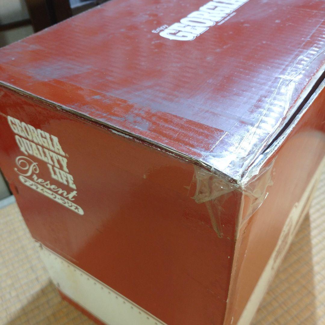 未使用品　ジョージア AM/FMラジオ 当選品 ノベルティ　木製