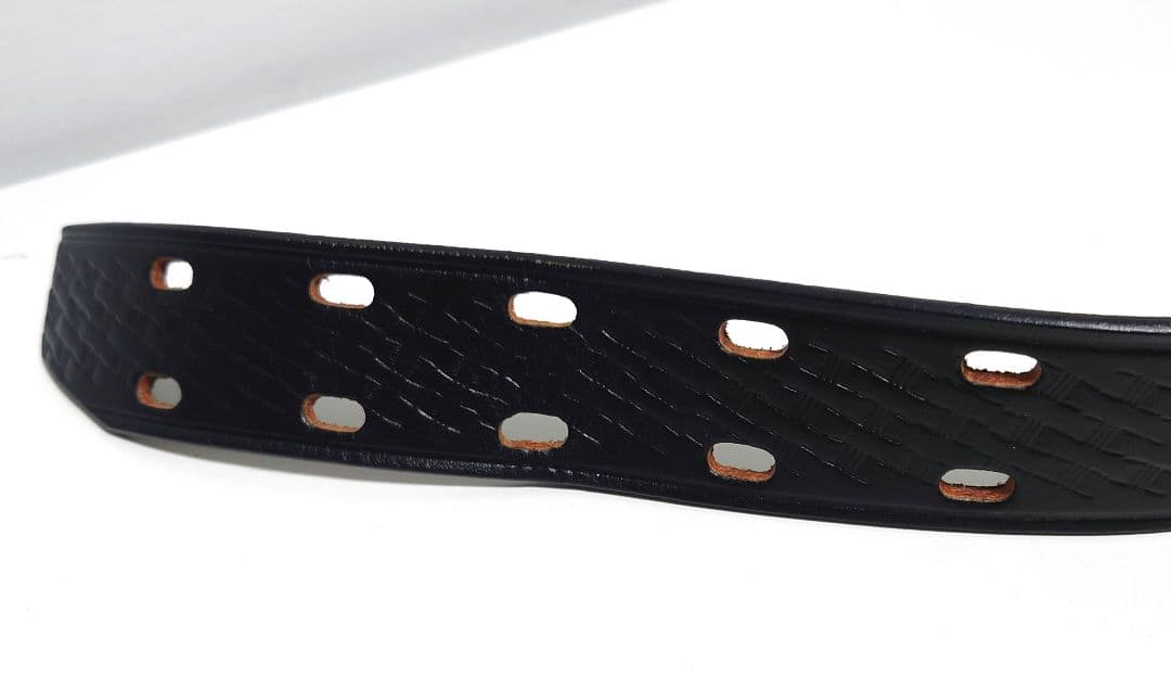 未使用級✨KADOYA カドヤ ダブルピン レザーベルト Lサイズ