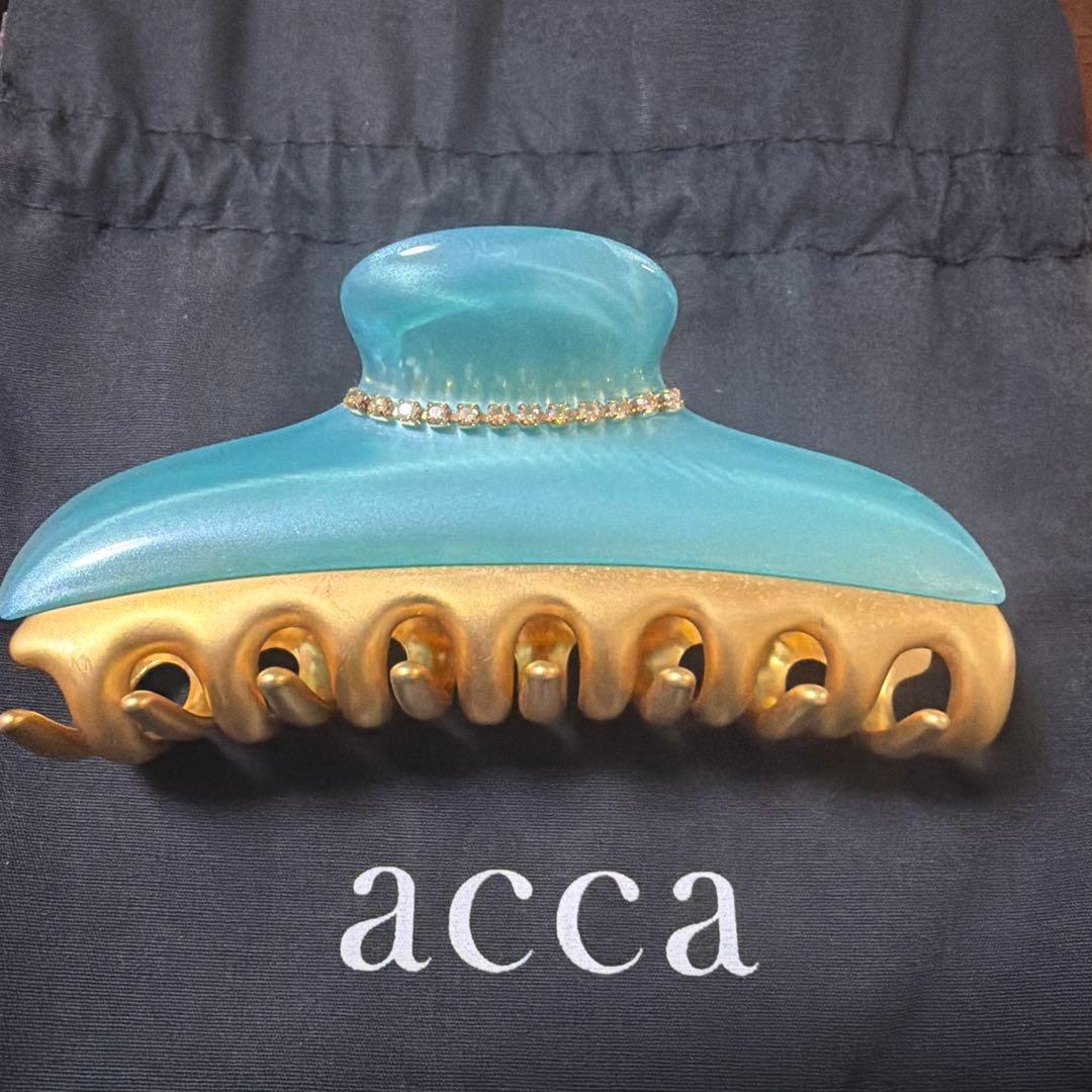 acca ヘアクリップ　ラージサイズ　限定　美品