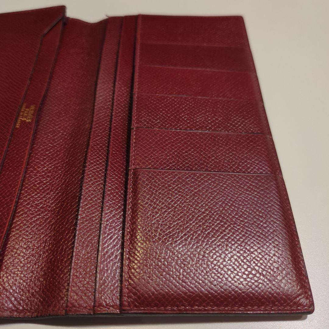 HERMES　エルメス　札入れ　MC2 フレミング　長財布　ボルドー