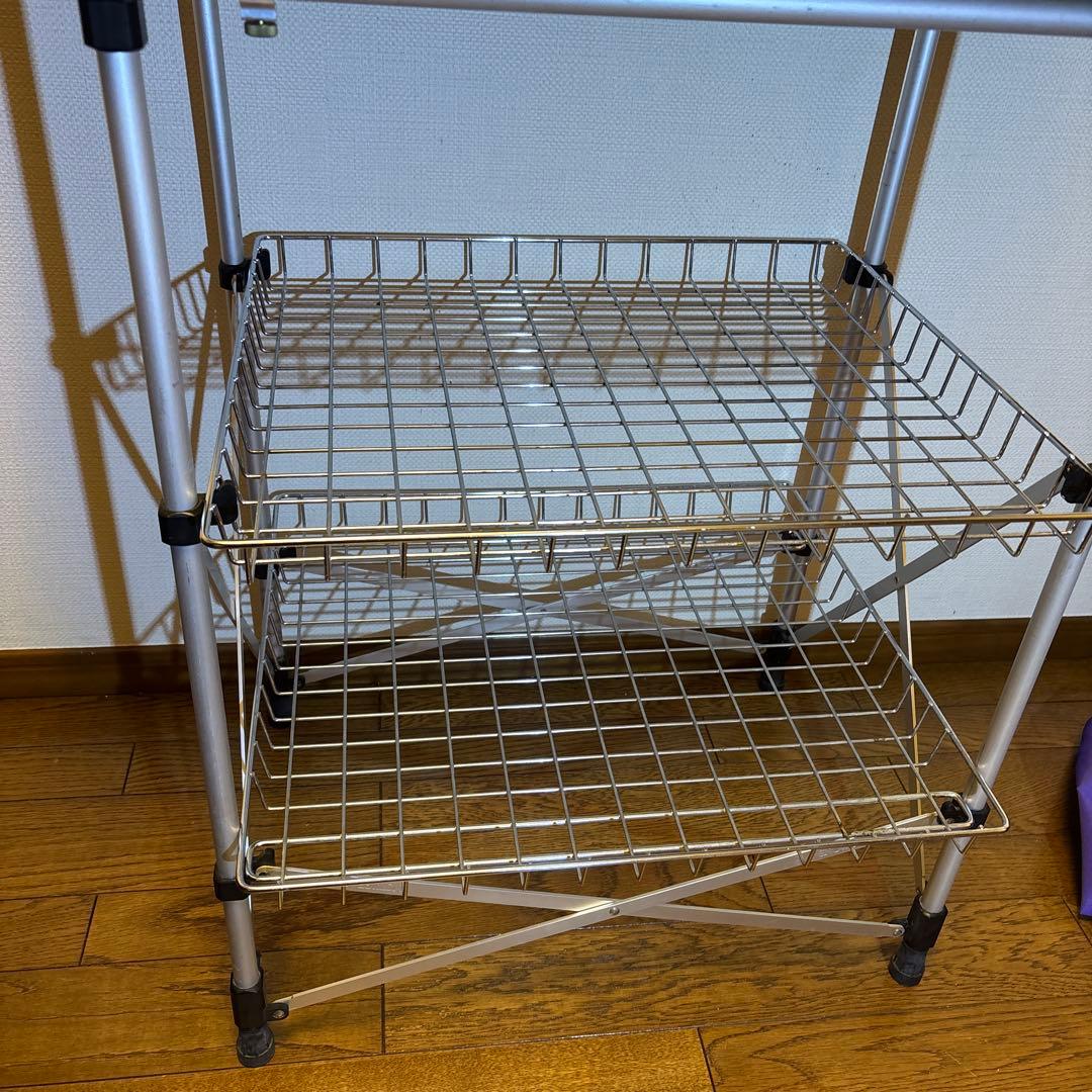  PEAK フィールドキッチンテーブル 収納棚付き✨