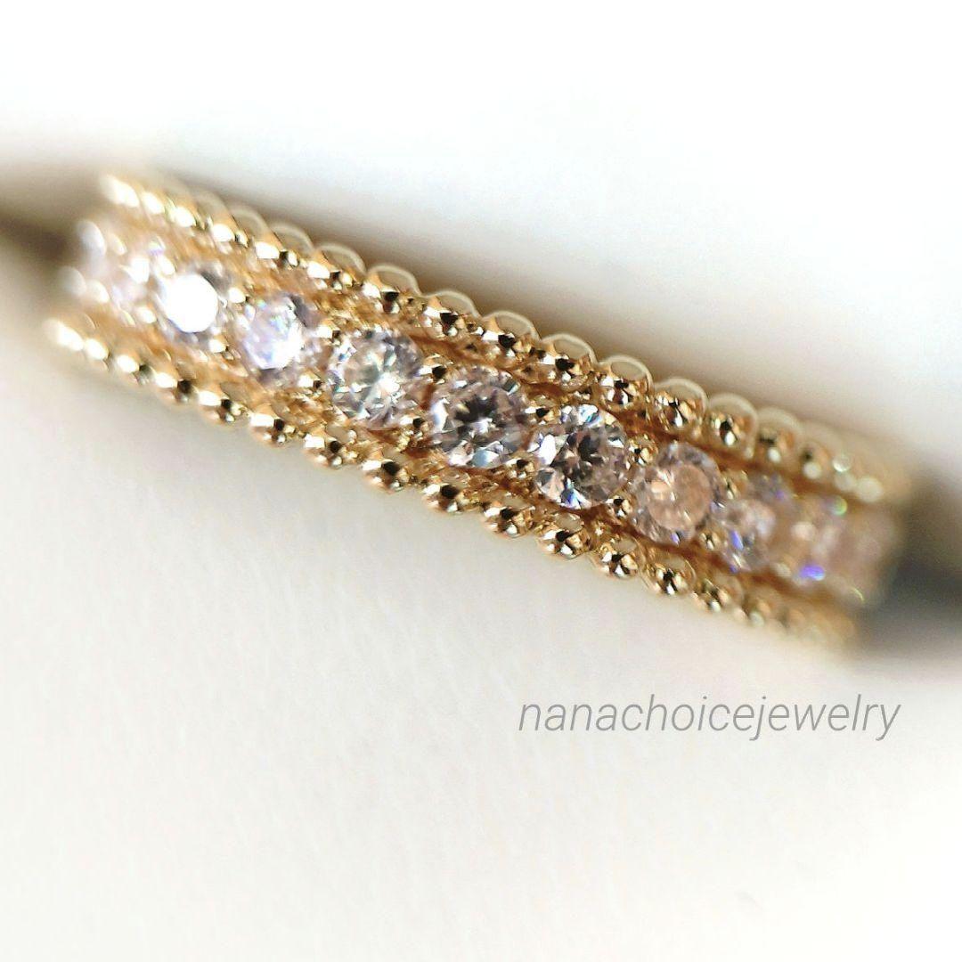 2525 高級 sona ダイヤモンド フルエタニティ リング ゴールド 限定