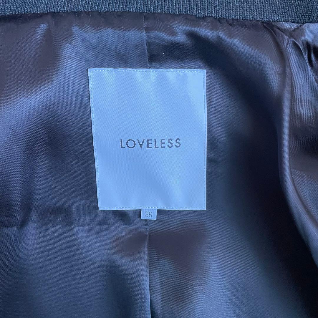 【LOVELESS】 ラブレス ブラックレザーシングルライダース