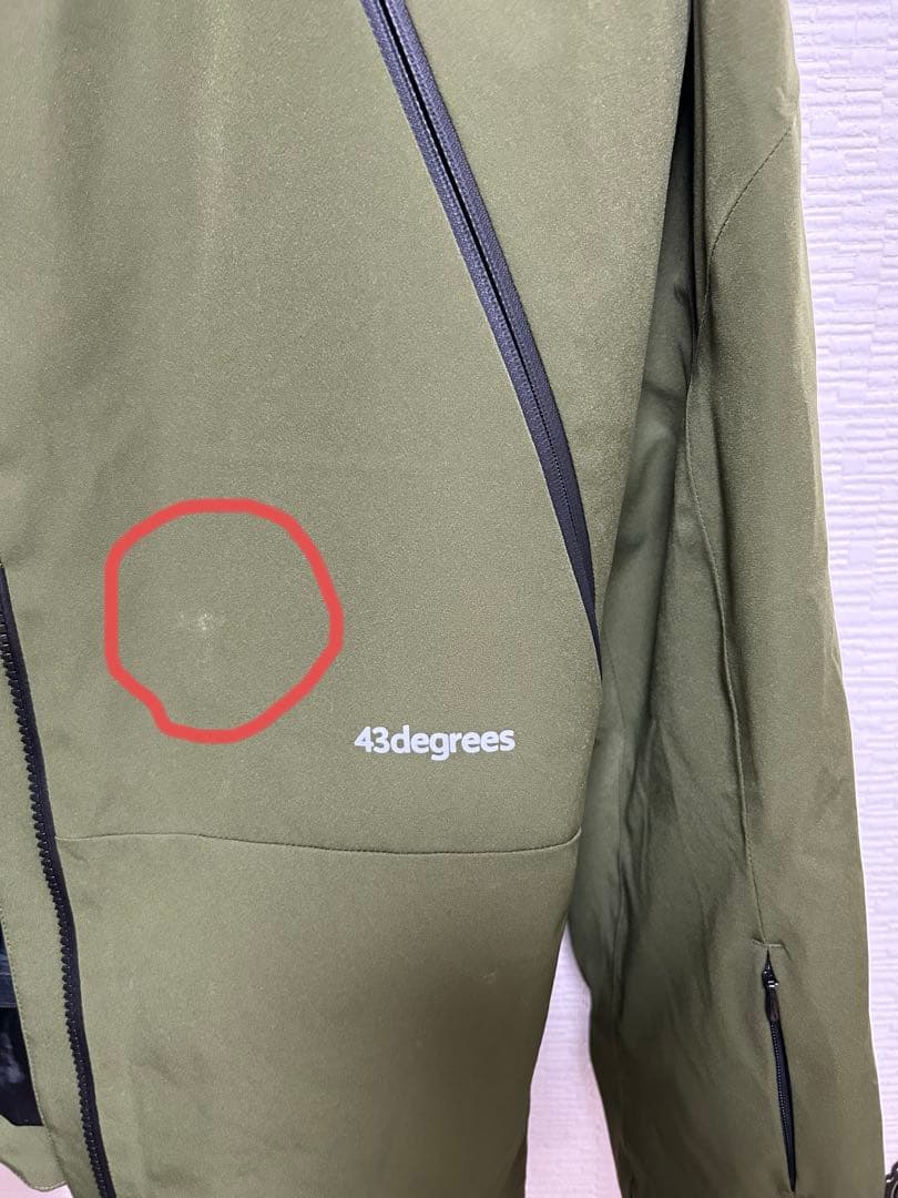 【2020年復刻モデル】43DEGREES スノーボードウェア 2L-3L