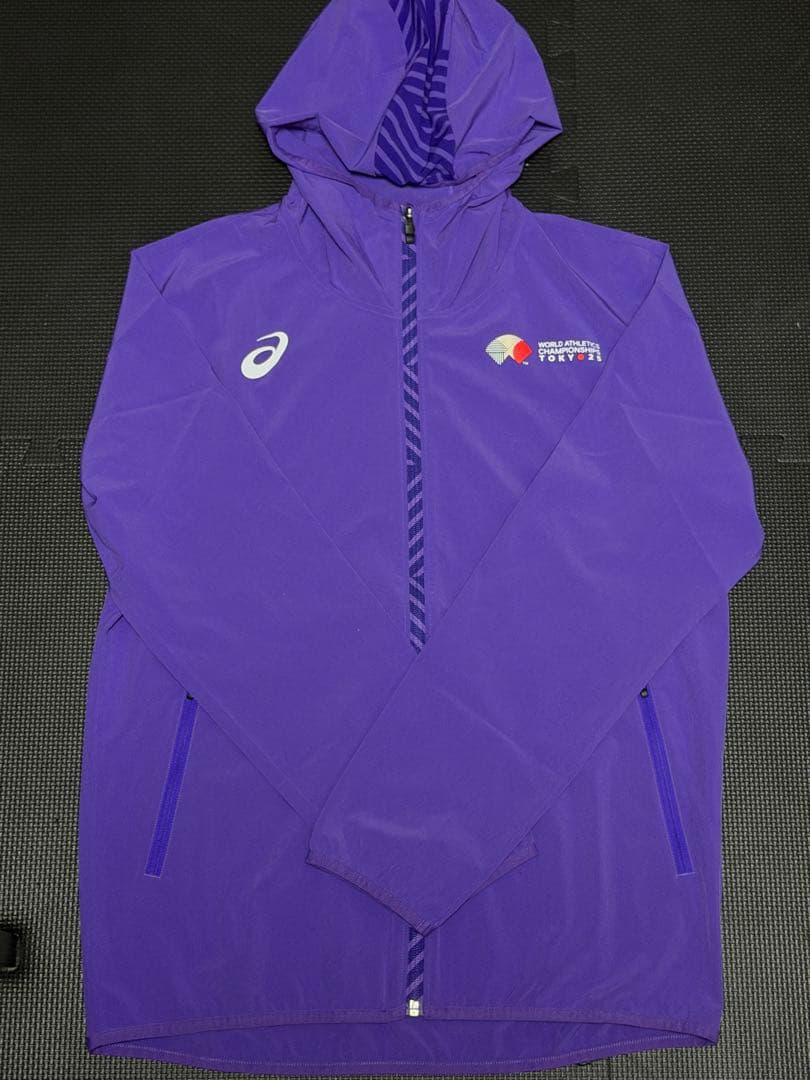 アシックス 世界陸上 ユニフォーム ポロシャツ ジャケット パンツ キャップ