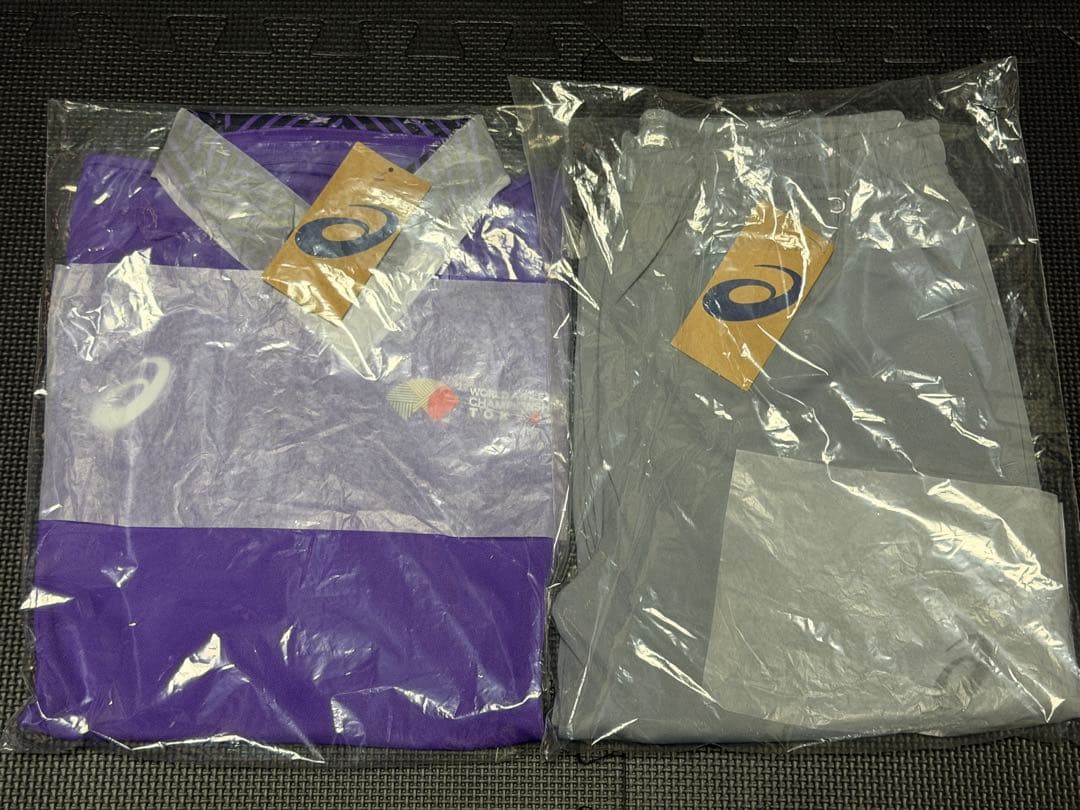 アシックス 世界陸上 ユニフォーム ポロシャツ ジャケット パンツ キャップ