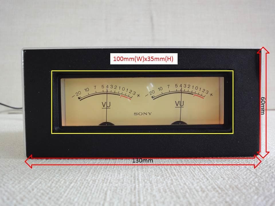 自作ステレオVUメーター219号機（ソニーLR一体型コンパクトタイプ）