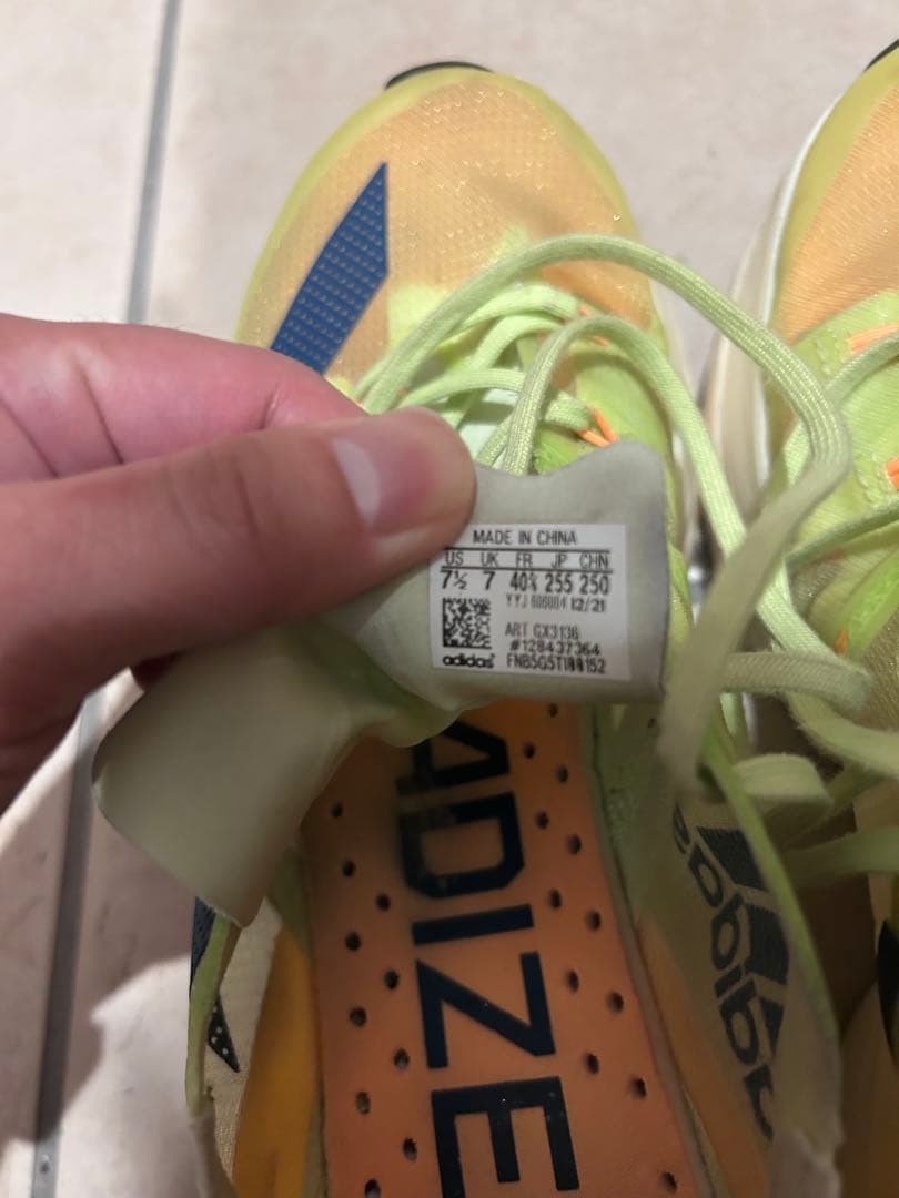 @*ろ様 adidas ADIZERO PRIME X アディゼロ プライムX