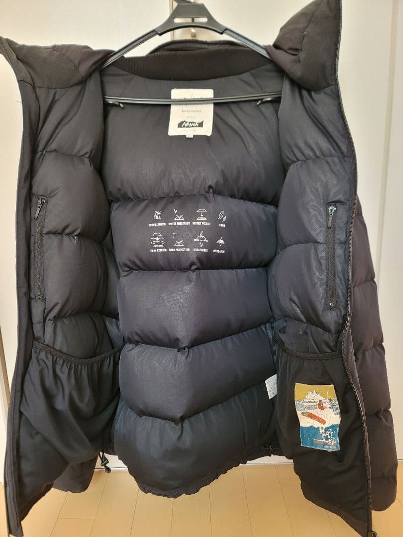 F/CE.NANGA　FT BOMB JKエフシーイー　ナンガ　ダウンブラックL