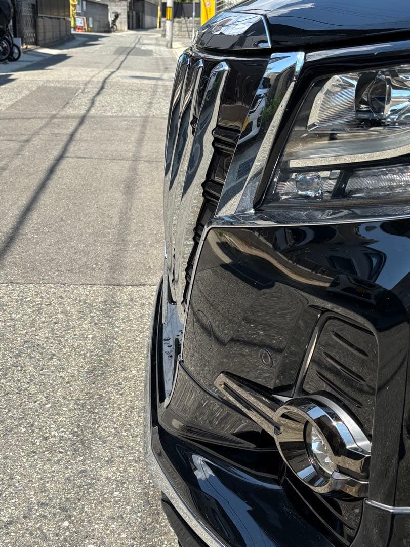 アルファード30系フロントグリル(縦グリルブラック塗装)