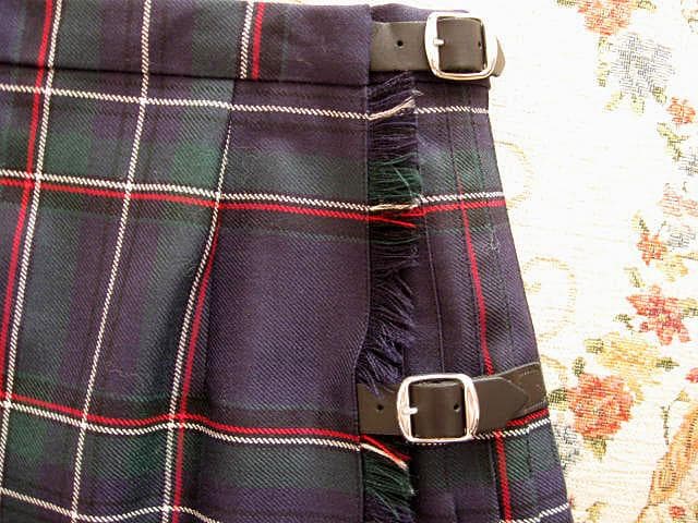 O'NEIL of DUBLIN オニールオブダブリン チェック柄ラップスカート