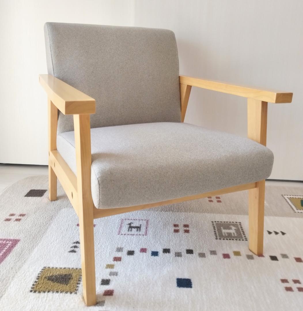 美品　北欧風　1人掛け ソファ