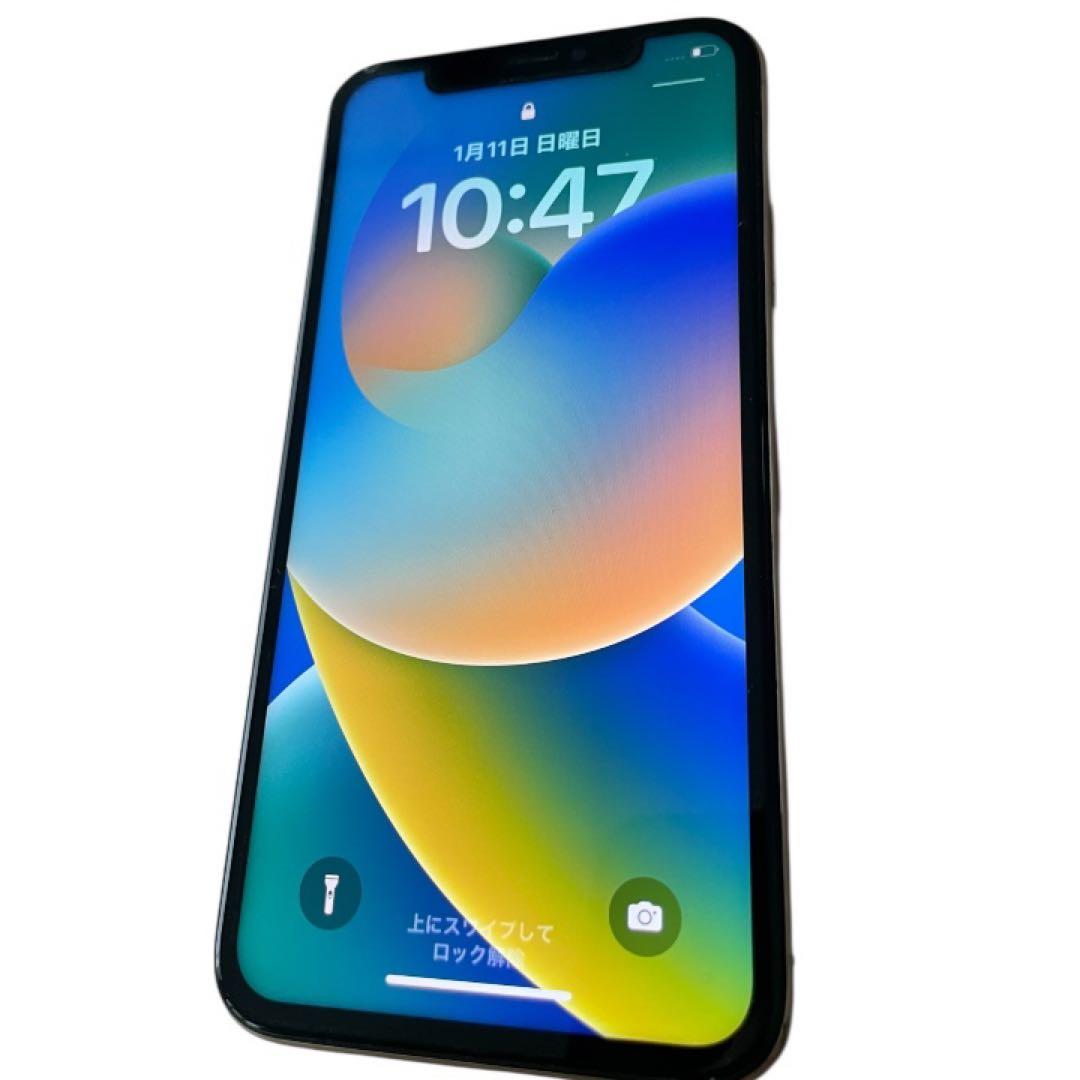 iPhone X 64GB 画面割れあり 動作確認済み 本体 iphone X