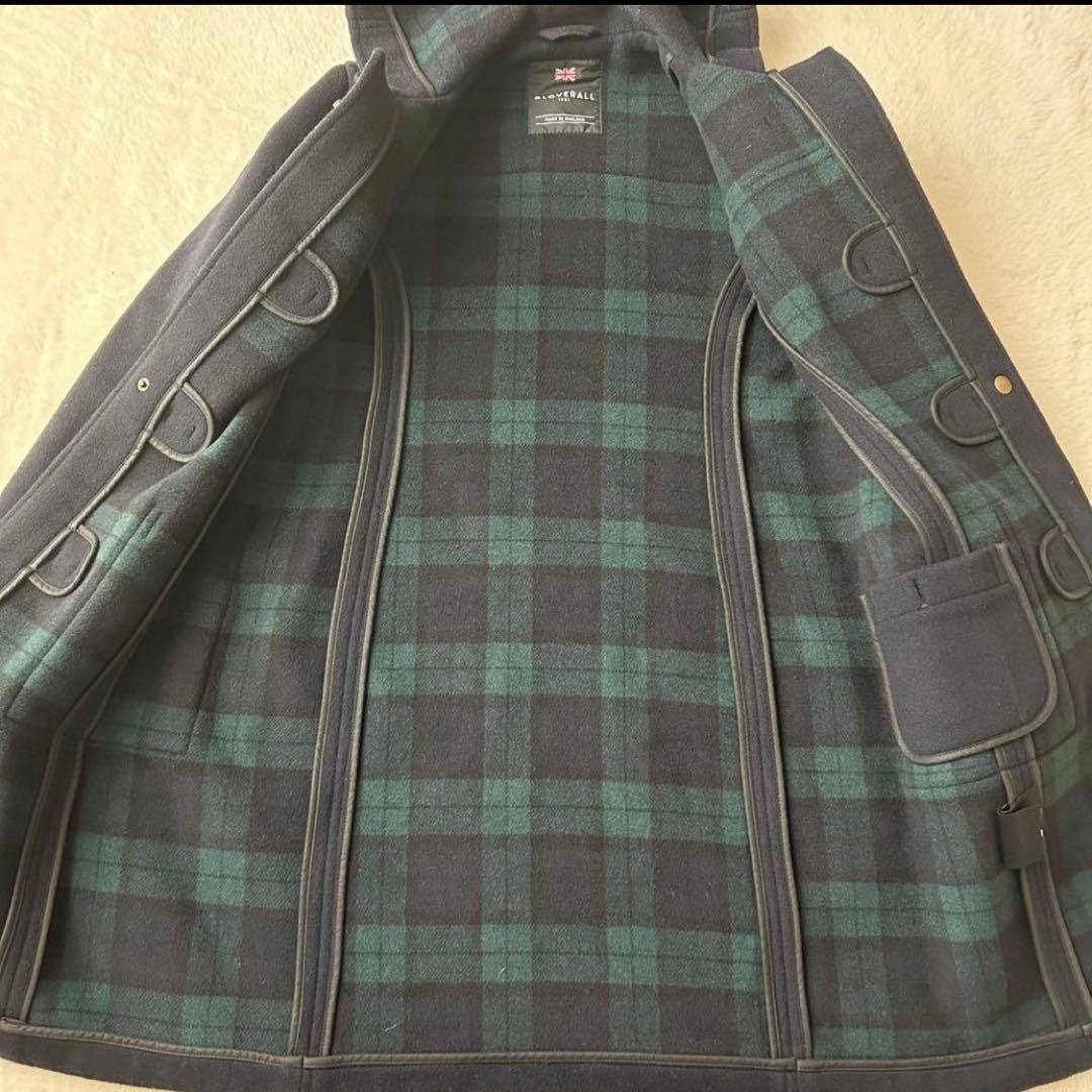 近年モデル✨グローバーオール ダッフルコート モリス チェック 定価約9万円