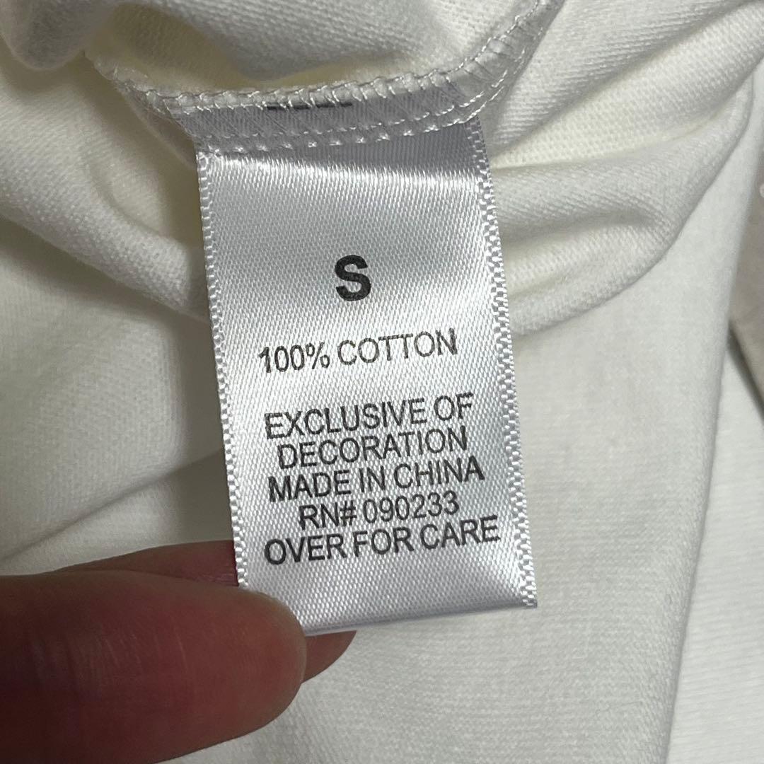 Fog essentials tシャツ　長袖　ロンT 反射フォント　ロゴ　白