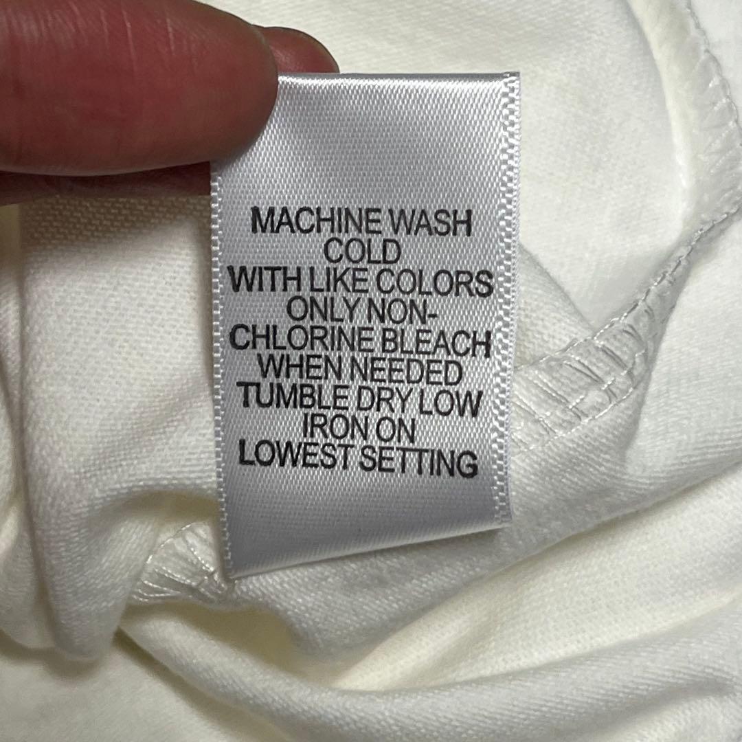 Fog essentials tシャツ　長袖　ロンT 反射フォント　ロゴ　白