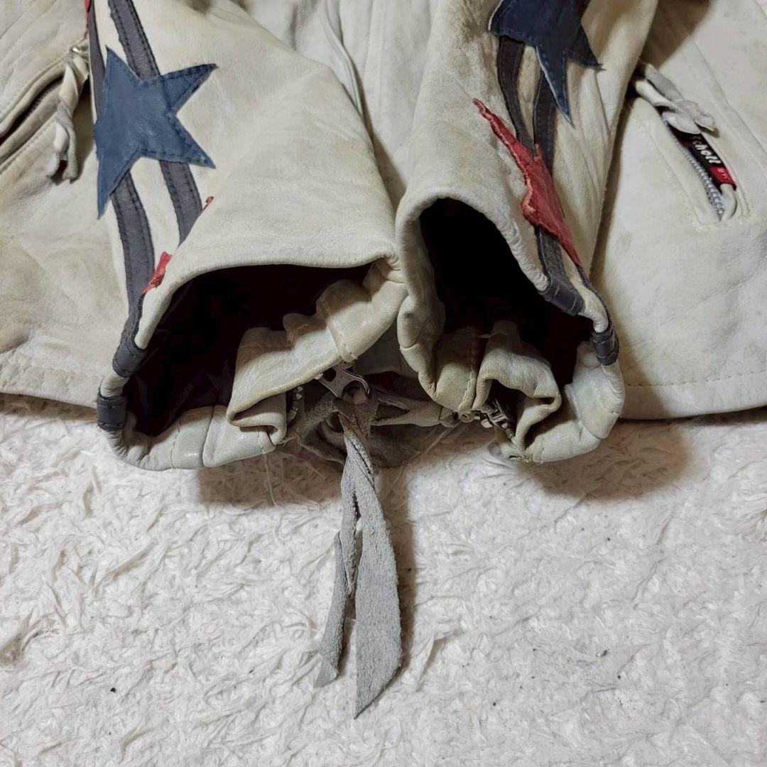 希少✨ Schott L レザージャケット ライダースジャケット ジョニー 星