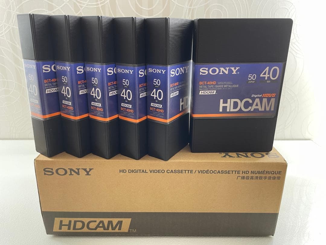 SONY HDCAM　BCTー124HDL(3本)　BCT-40HDL(16本)