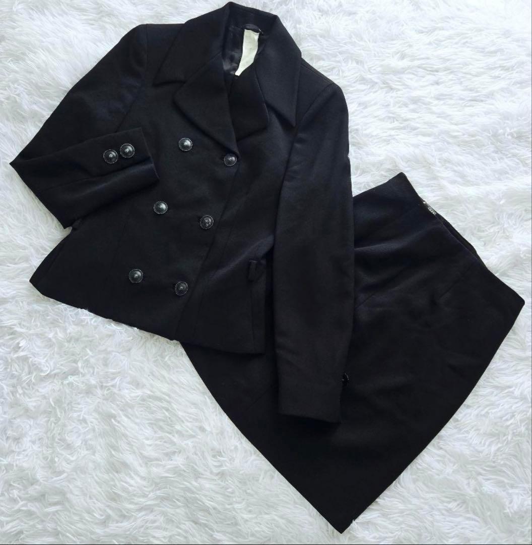 ジャンニ　ヴェルサーチェ　クチュールスーツ　シングルジャケット　スカート