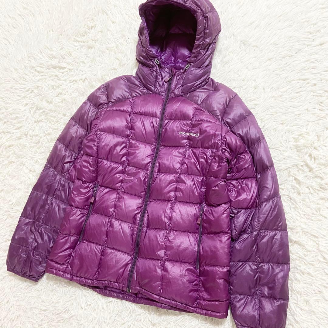 モンベル スペリオダウンパーカ ジャケット レディース L パープル
