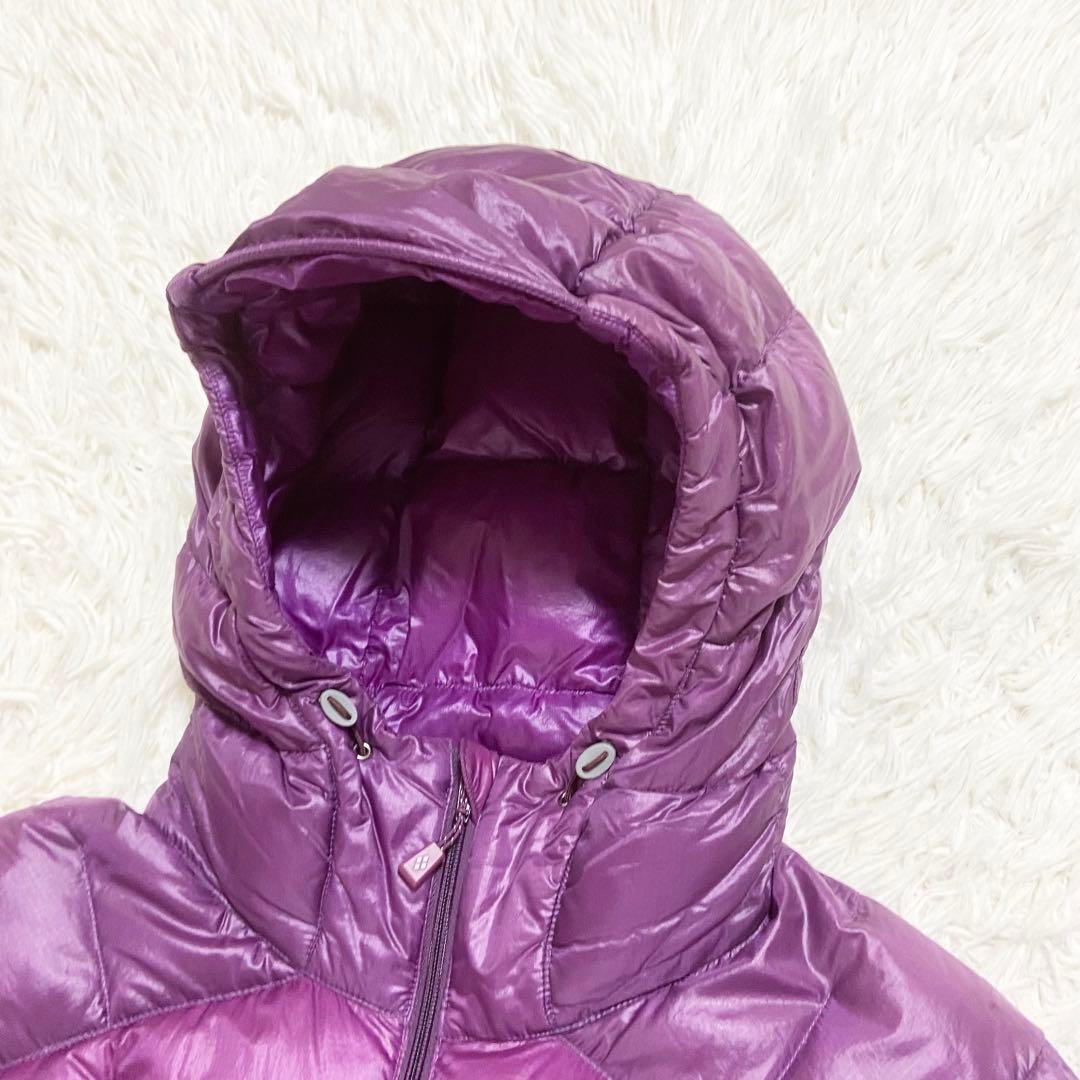 モンベル スペリオダウンパーカ ジャケット レディース L パープル
