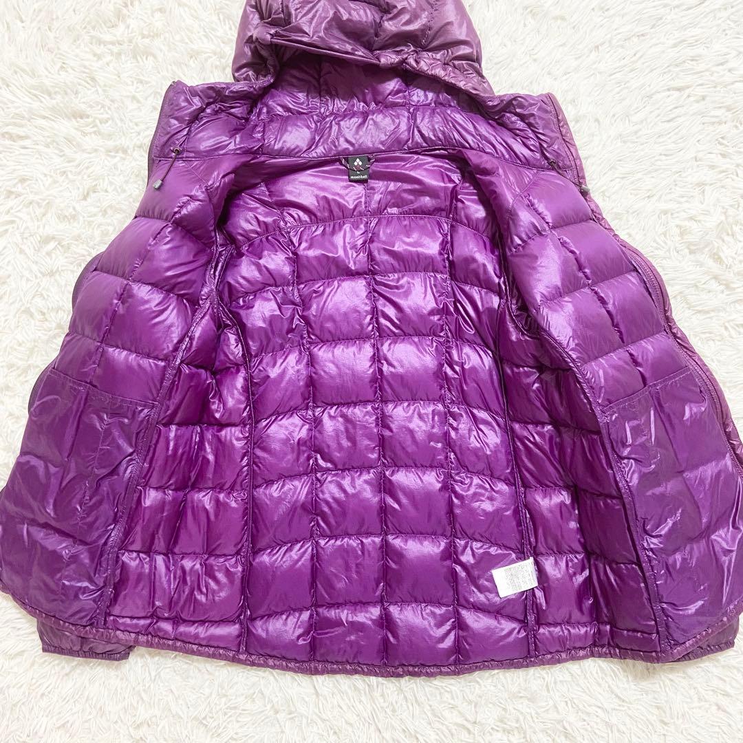 モンベル スペリオダウンパーカ ジャケット レディース L パープル