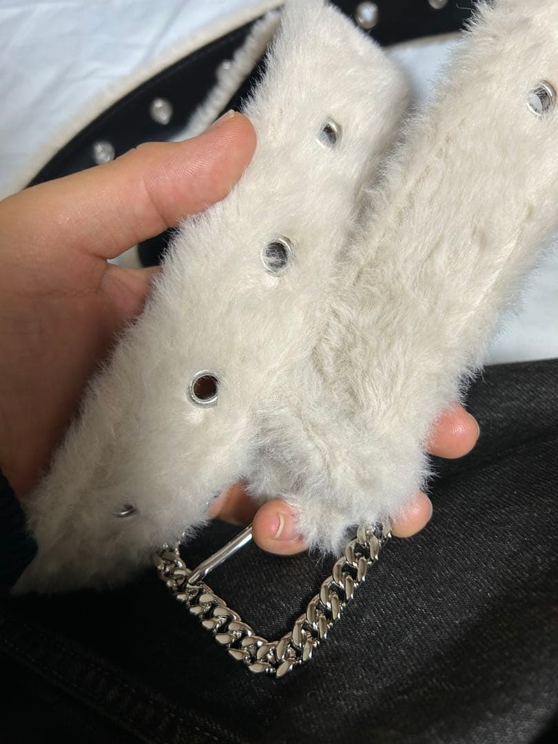 afb ファーベルト ホワイト Lサイズ