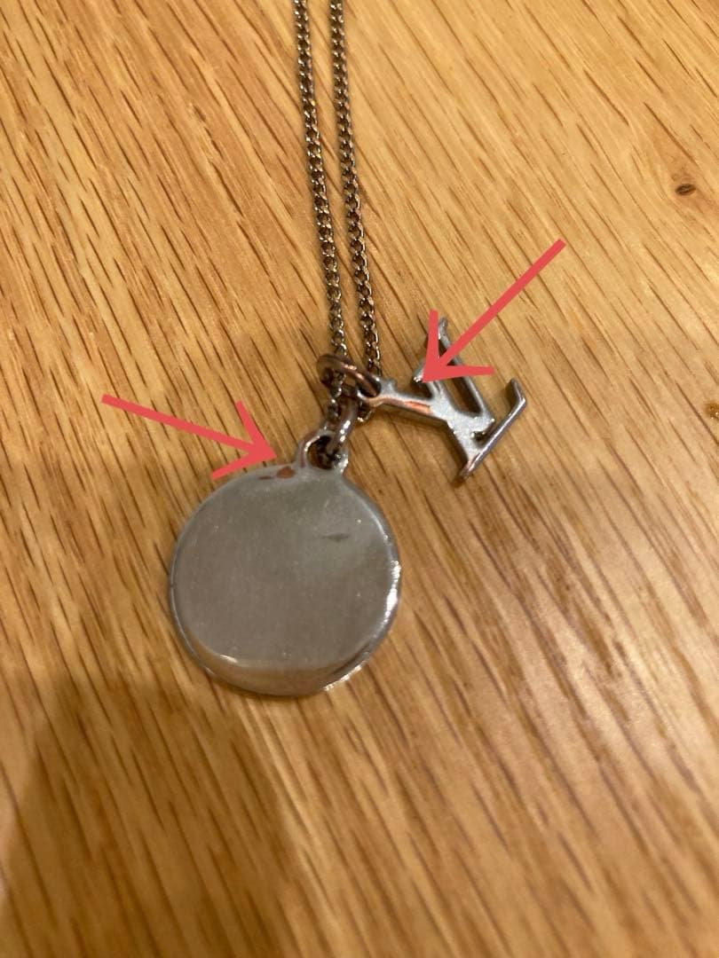 Louis Vuitton ロゴチャーム ネックレス モノグラム M62485