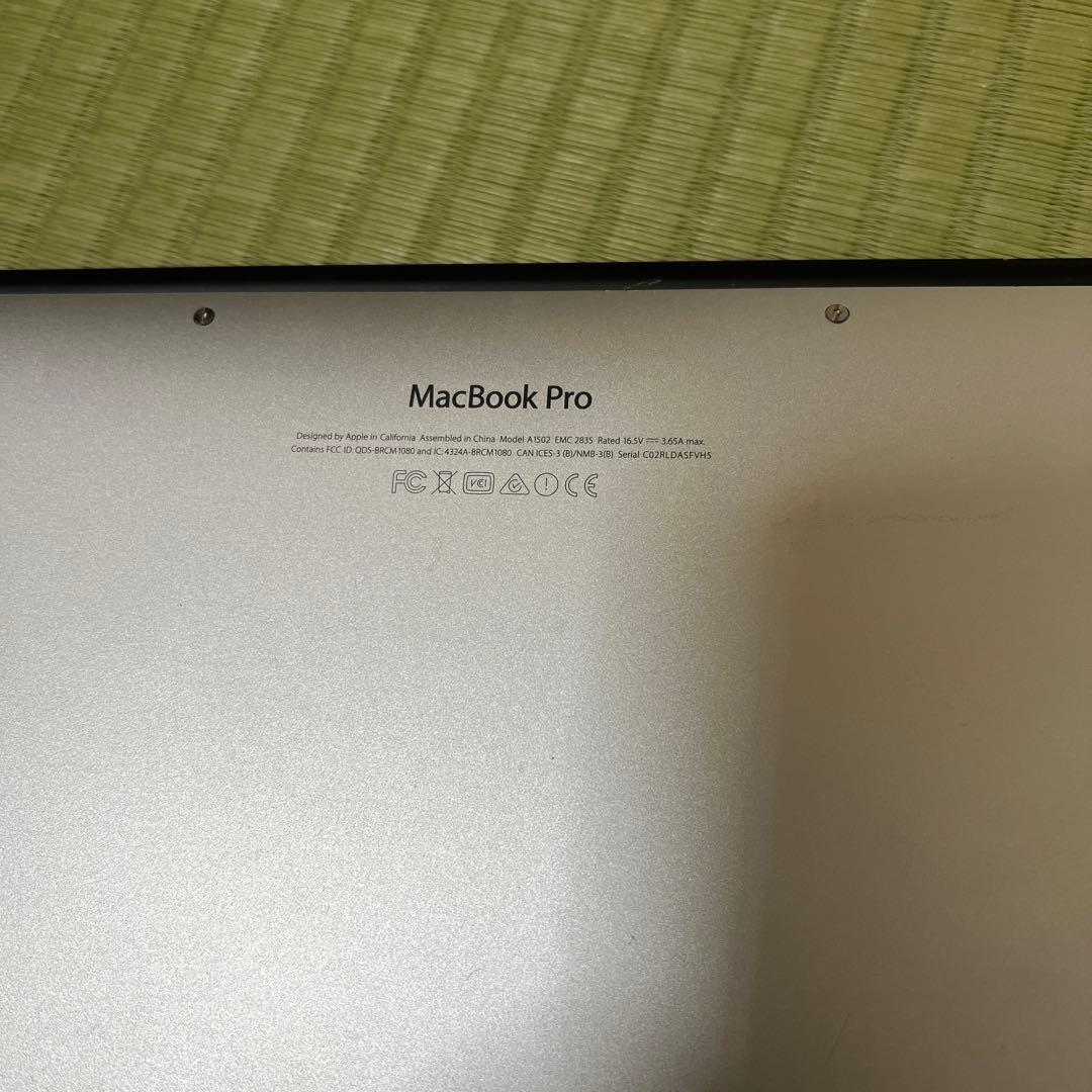 mac book pro １３インチ　2015ジャンク　動作品 a1502