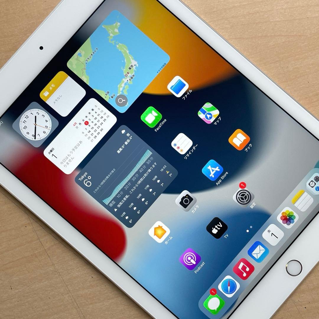 iPad Air2 32GB Cellular シルバー　A1567 美品　#4