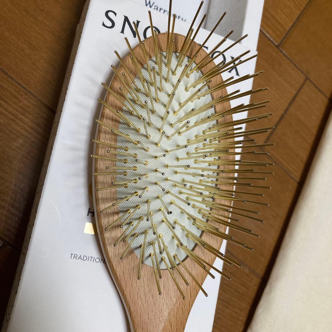  FOX プレミアム FOXカッサ ウッド ヘアブラシ　スノーフォックス