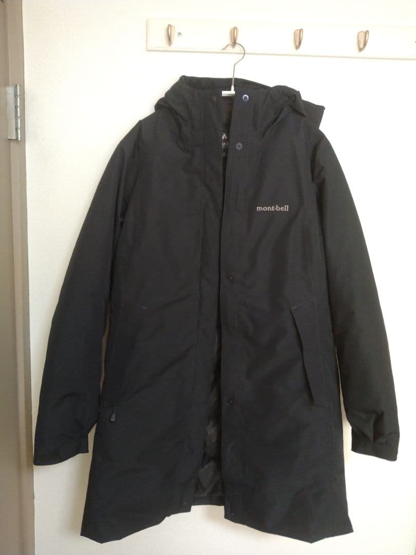 ゆ*マ様 モンベル ベルニナダウンコート フード ブラック レディース Lサイズ