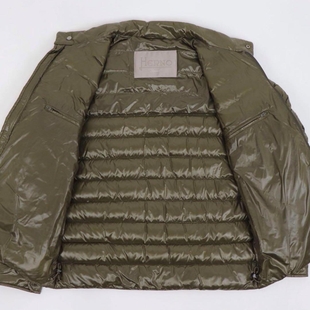 新品未使用 HERNO Resort ライダースウルトラライトダウンブルゾン48