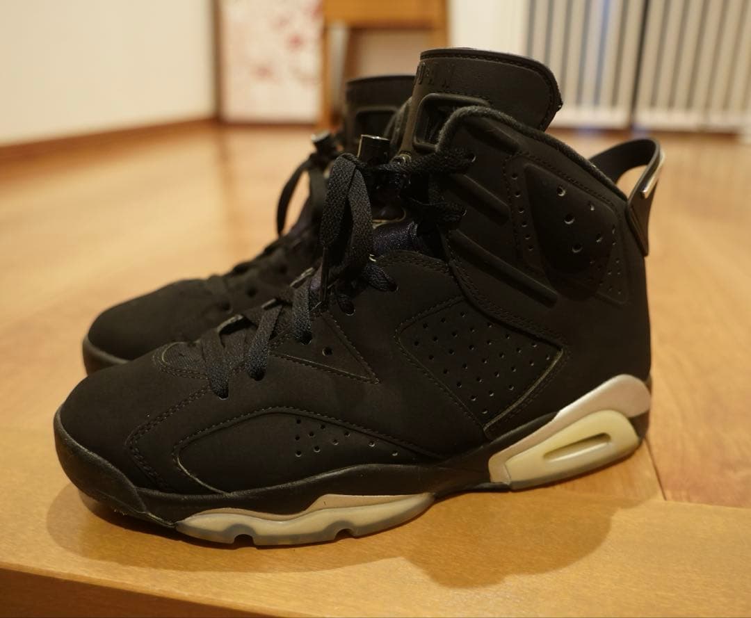 Air Jordan 6 ブラック シルバー