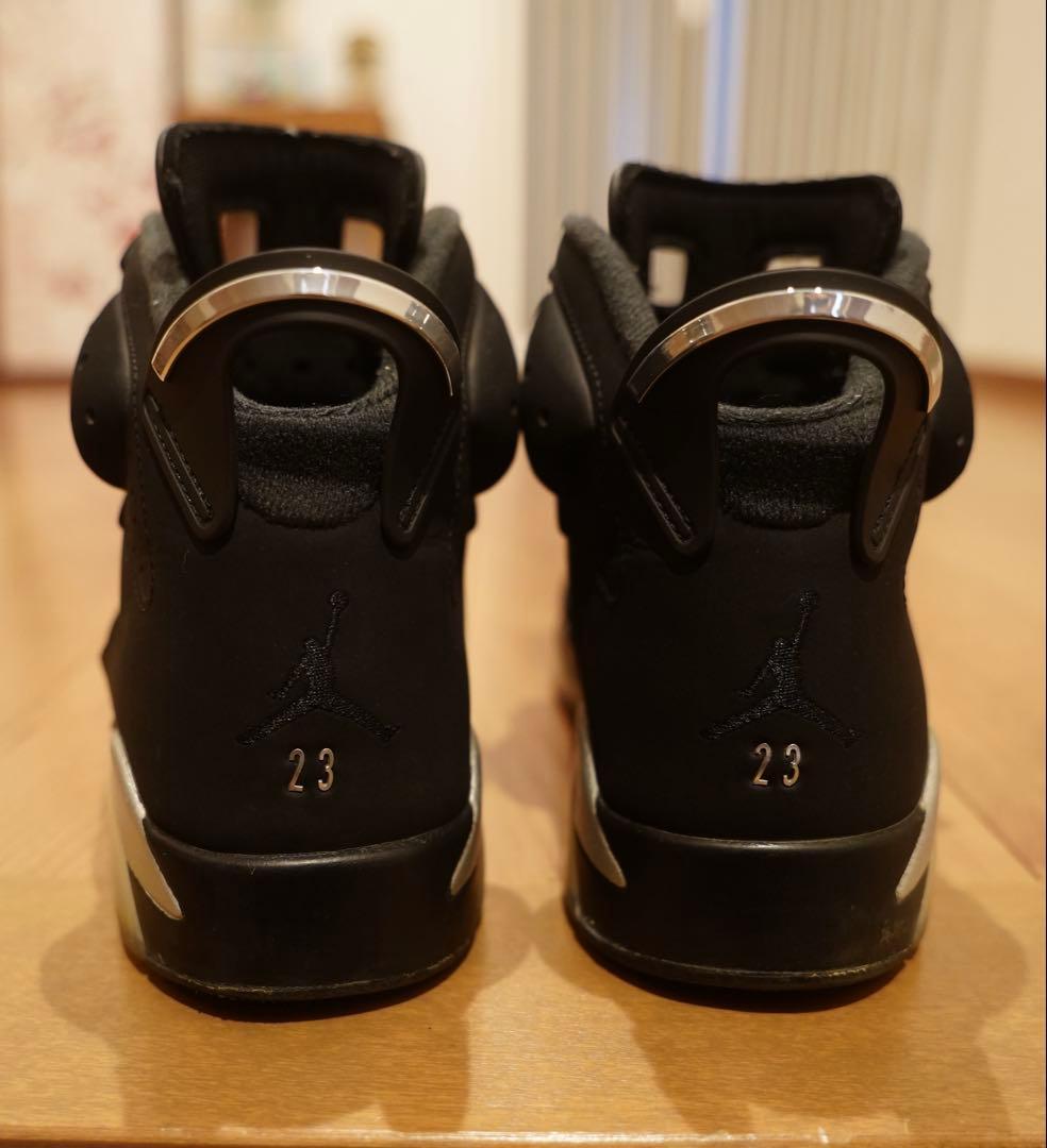 Air Jordan 6 ブラック シルバー