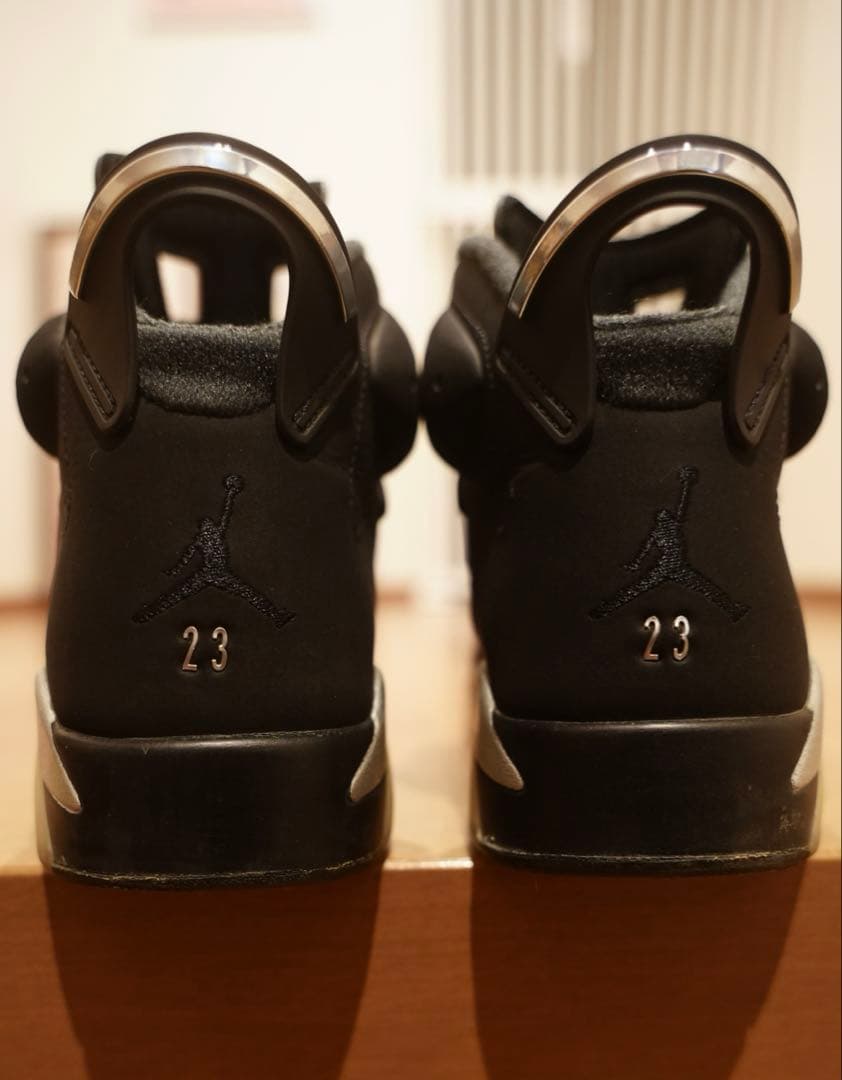 Air Jordan 6 ブラック シルバー