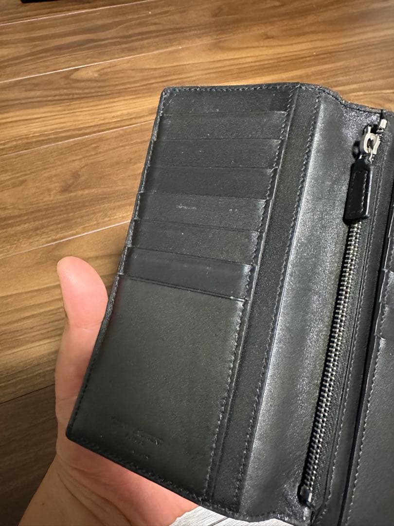 【最終値下げ】 サンローラン SAINT LAURENT 長財布 クロコ