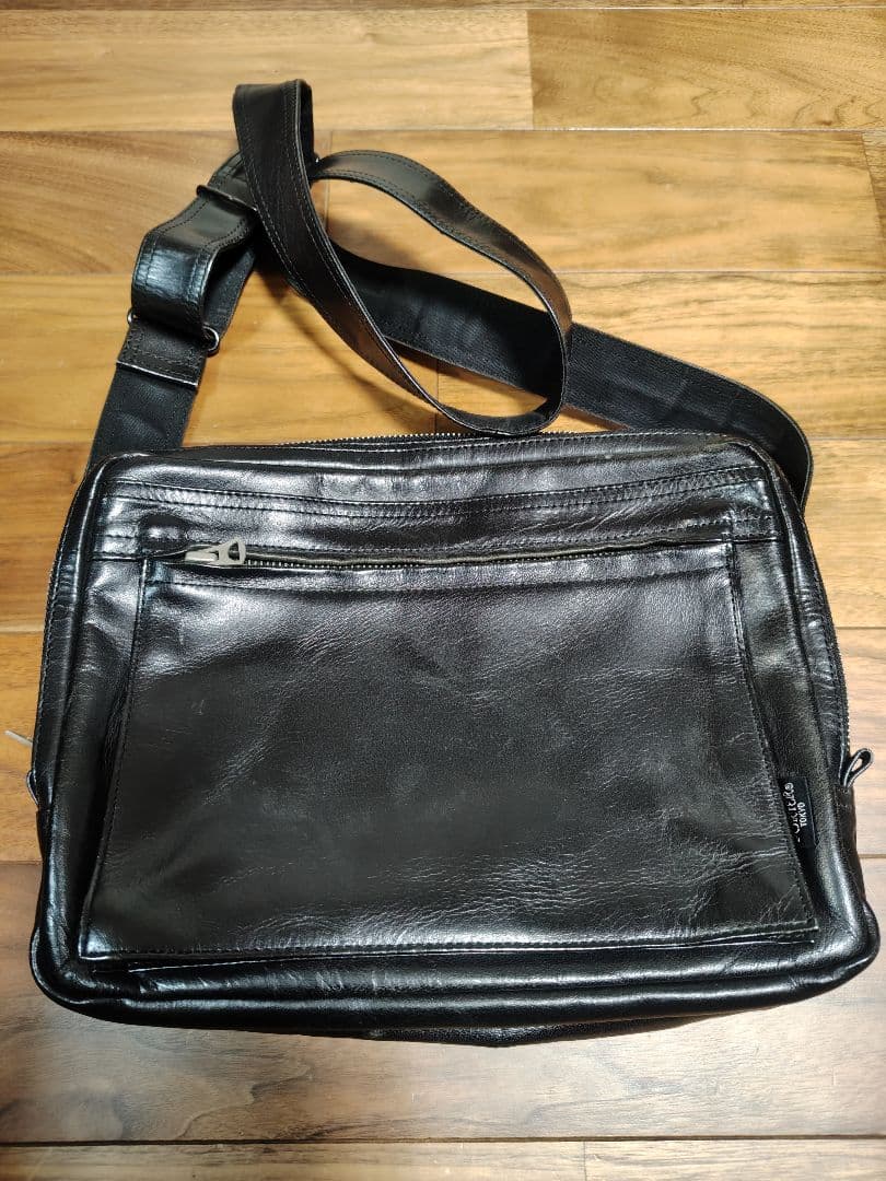 【希少】PORTER ショルダーバッグ ブラック レザー 廃盤