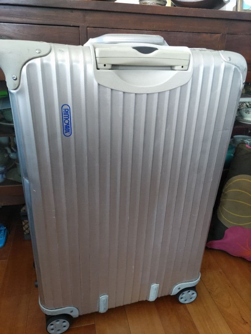 【現状渡し】●リモワ トパーズ82L ●RIMOWA TOPAS ●青ロゴ●