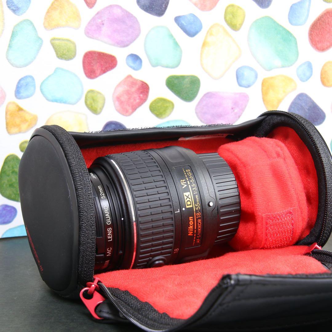 ♥◇美品 ケース付き ◇NIKON AF-S 18-55mm VR II