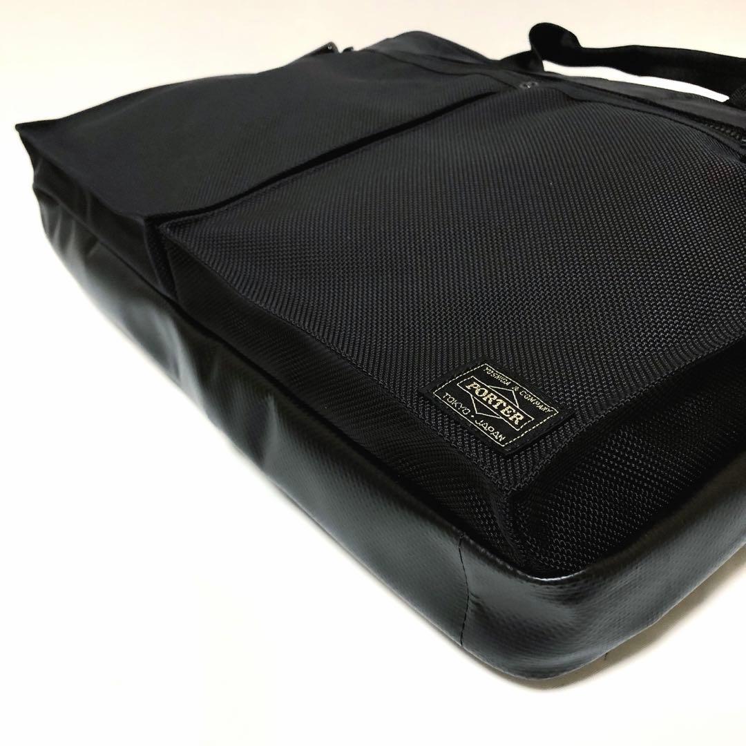 新品同様✨現行タグ ポーターヒートビジネスバッグ2way A4可 黒 吉田カバン